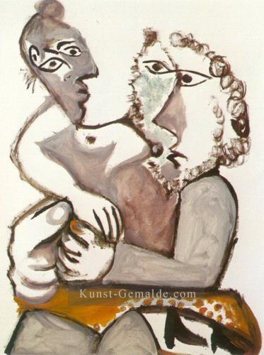 Paar Assis 3 1971 Kubismus Pablo Picasso Ölgemälde